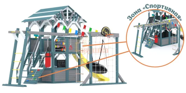 Детская площадка Савушка PlayHouse-2