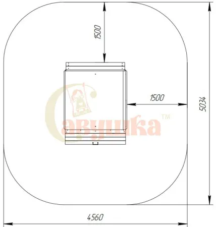 Игровой комплекс Песочный дворик Савушка-1 Игровой комплекс Песочный дворик Савушка-1