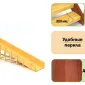 Зимняя горка Савушка Зима Wood 8/1