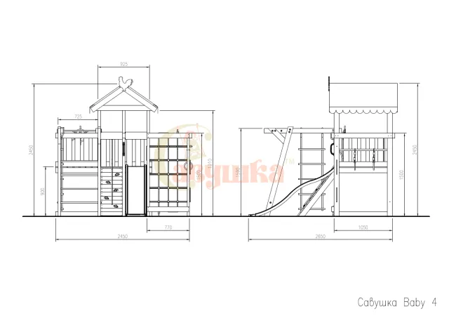 Игровой комплекс Савушка Baby club 4