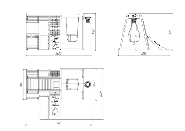 Детская игровая площадка Савушка Непоседа 8 oak Детская игровая площадка Савушка Непоседа 8 oak
