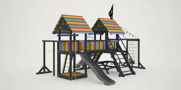 Детская площадка Савушка 1 (BLACK EDITION)