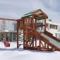 Детская площадка Савушка Мастер 2 (Махагон) 4 сезона