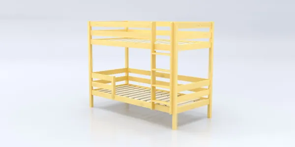 Кровать Савушка-01, 2-ярусная, 80х160, WOOD (без окрашивания) Кровать Савушка-01, 2-ярусная, 80х160, WOOD (без окрашивания)