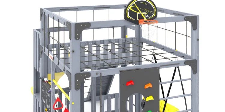 Детская площадка Савушка КУБ-3 (Серый)