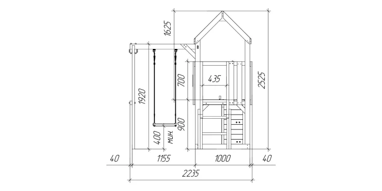 Детская площадка Савушка TooSun (Тусун) 15 (синий) Детская площадка Савушка TooSun (Тусун) 15 (синий)