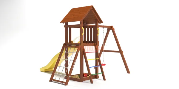 Детская площадка Савушка Мастер 7 (Махагон)