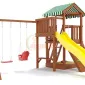 Детская площадка Савушка Мастер 2 (Махагон) Plus (горка 3 метра)