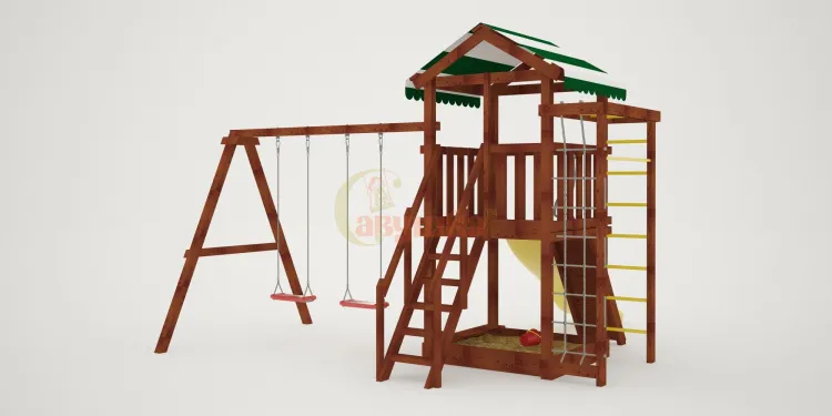 Детская площадка Савушка Мастер 5 (Махагон) 4 сезона Детская площадка Савушка Мастер 5 (Махагон) 4 сезона