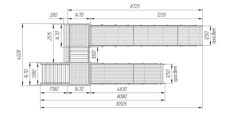 Зимняя горка Савушка Зима 13 с закрытыми фасадами и лавочкой