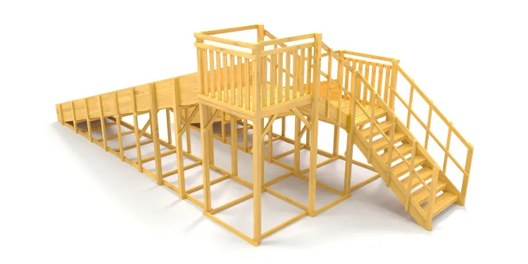 Зимняя горка Савушка Зима Wood 7