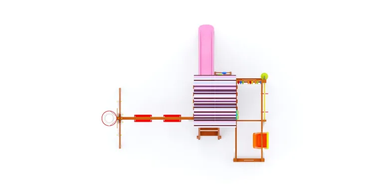 Детская площадка Савушка TooSun (Тусун) 12 (розовый)