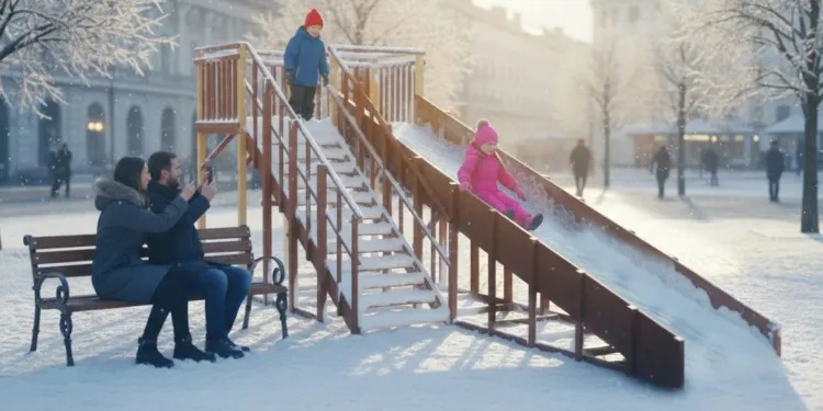 Зимняя горка Савушка Зима 6