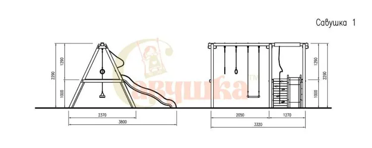 Детская площадка Савушка 1