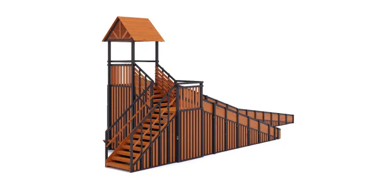 Зимняя горка Савушка Зима 14/1 (Black Edition) с кладовой