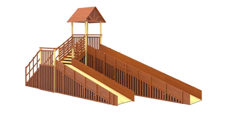 Зимняя горка Савушка Зима 13/1 с лавочкой