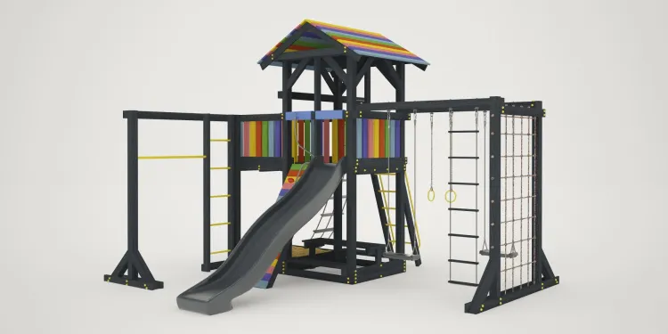 Детская площадка Савушка 3 (BLACK EDITION)