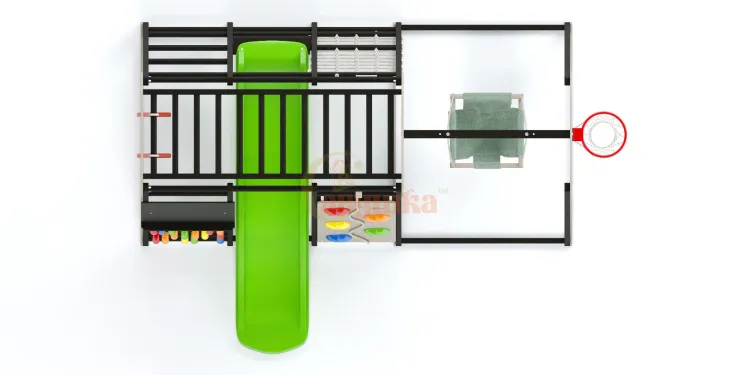 Детская игровая площадка Савушка Непоседа 9 nero