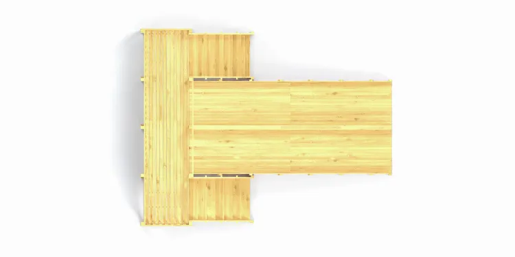 Зимняя горка Савушка Зима Wood 4/1