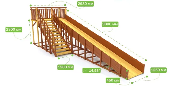Зимняя горка Савушка Зима 8