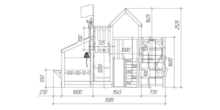 Детская площадка Савушка TooSun (Тусун) 14 (розовый)