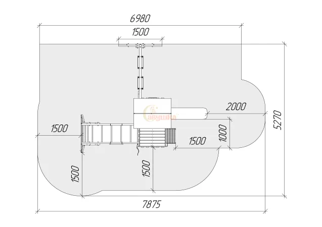 Детская площадка Савушка TooSun (Тусун) 4 Детская площадка Савушка TooSun (Тусун) 4