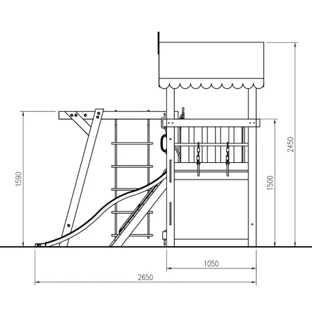 Игровой комплекс Савушка Baby 4 голубой