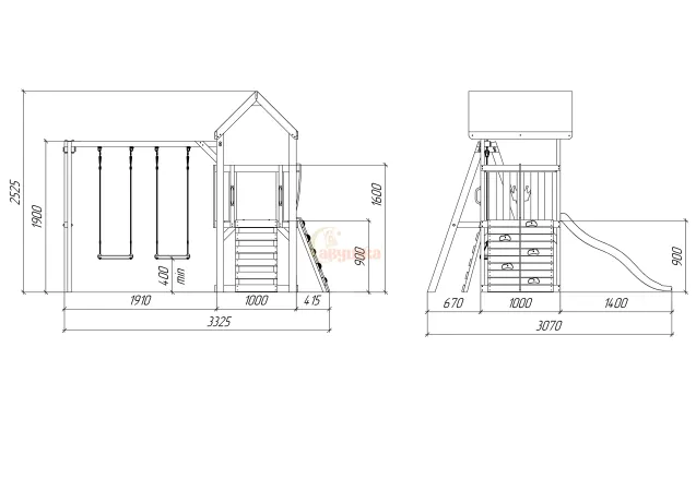 Детская площадка Савушка TooSun (Тусун) 2