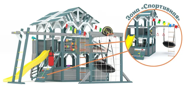 Детская площадка Савушка PlayHouse-4