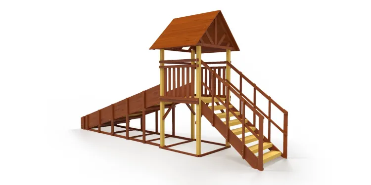 Зимняя горка Савушка Зима 5/1 (ширина ската 1,25м)