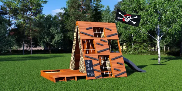 Спортивный домик Савушка База-4 (Милитари)