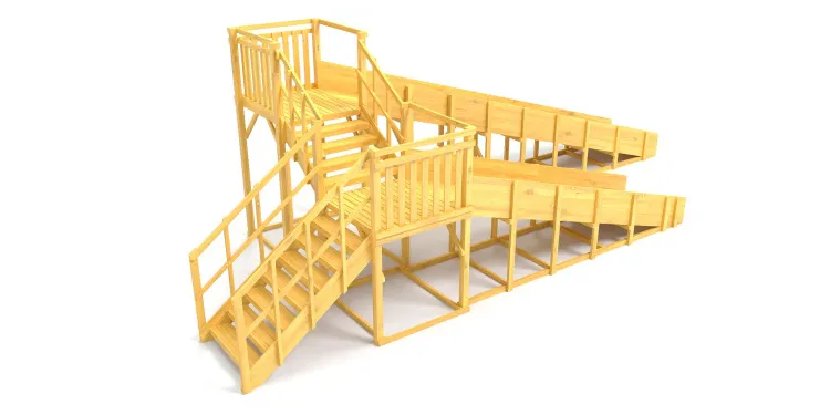 Зимняя горка Савушка Зима Wood 7