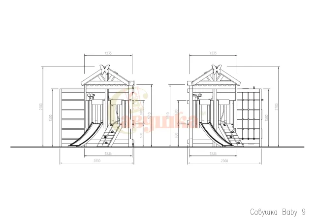 Игровой комплекс Савушка Baby club 9