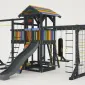 Детская площадка Савушка 2 (BLACK EDITION) Детская площадка Савушка 2 (BLACK EDITION)