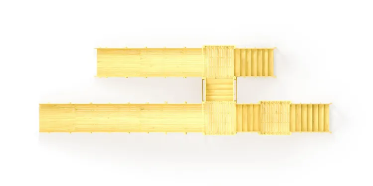 Зимняя горка Савушка Зима Wood 7/5