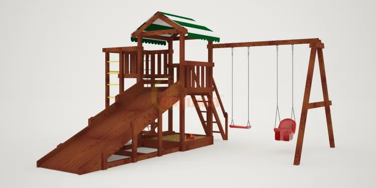 Детская площадка Савушка Мастер 3 (Махагон) 4 сезона Детская площадка Савушка Мастер 3 (Махагон) 4 сезона