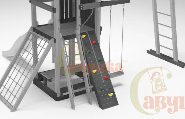 Зацепы для скалодрома пластик с крепежом (комплект 5 шт.)