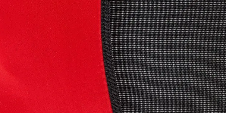 Батут DFC JUMP KIDS 55" (красный с желто-синими стойками)