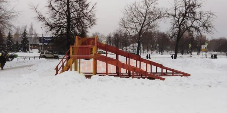 Зимняя горка Савушка Зима 7
