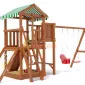 Детская площадка Савушка Мастер 2 (Махагон) Plus (горка 3 метра)