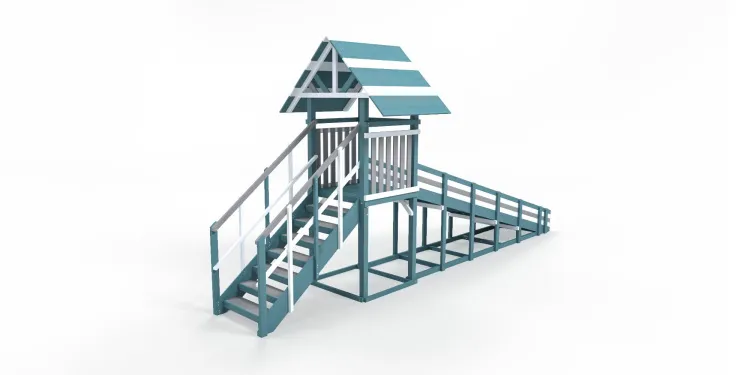 Зимняя горка Савушка Зима 5 (скат 5м) (Серый Индиго)