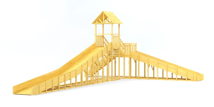 Зимняя горка Савушка Зима Wood 10