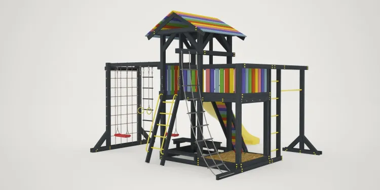 Детская площадка Савушка 3 (BLACK)