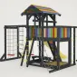 Детская площадка Савушка 3 (BLACK)