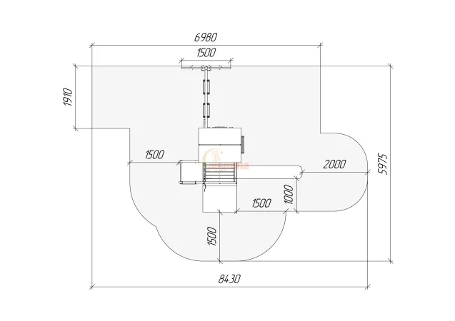 Детская площадка Савушка TooSun (Тусун) 3 Plus с песочницей
