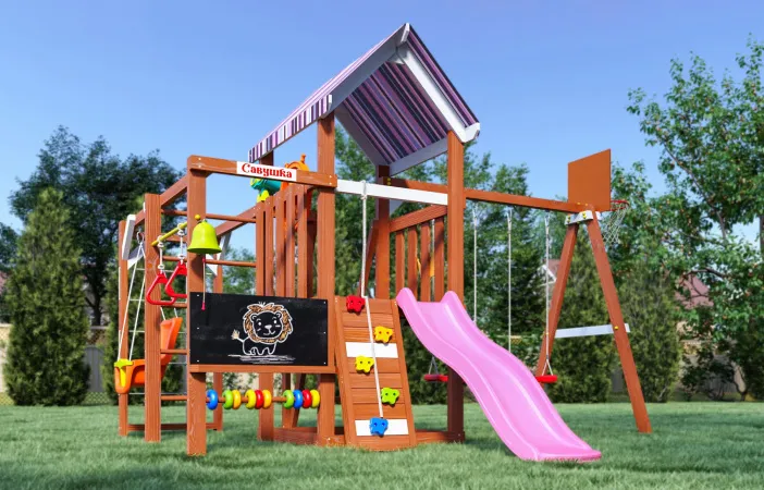 Детская площадка Савушка TooSun (Тусун) 12 (розовый)