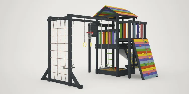 Детская площадка Савушка 4 (BLACK EDITION)