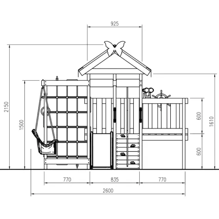 Игровой комплекс Савушка Baby 6 розовый