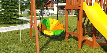 Подвесное кресло Papa-Sav разноцетное (замена качелей Лодочка)