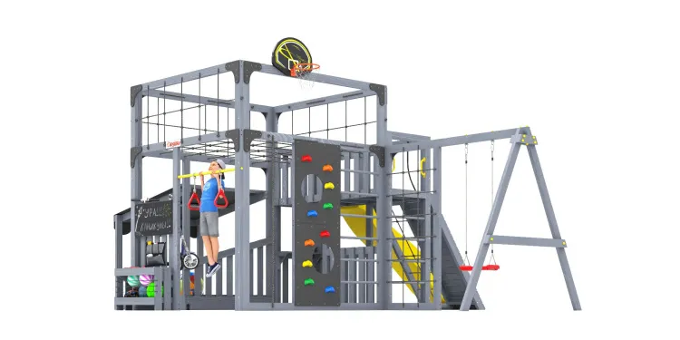 Детская площадка Савушка КУБ-5 (Серый)